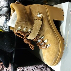 Marc Fisher chunky heel boots